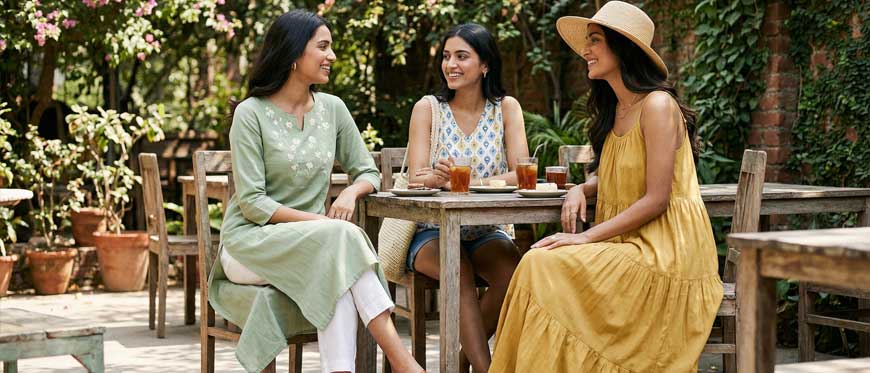 Summer Fashion Guide: Stylish Kurtis, Tops & Gowns for Women by Blusmoon